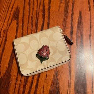 Coach Strawberry taupe wallet